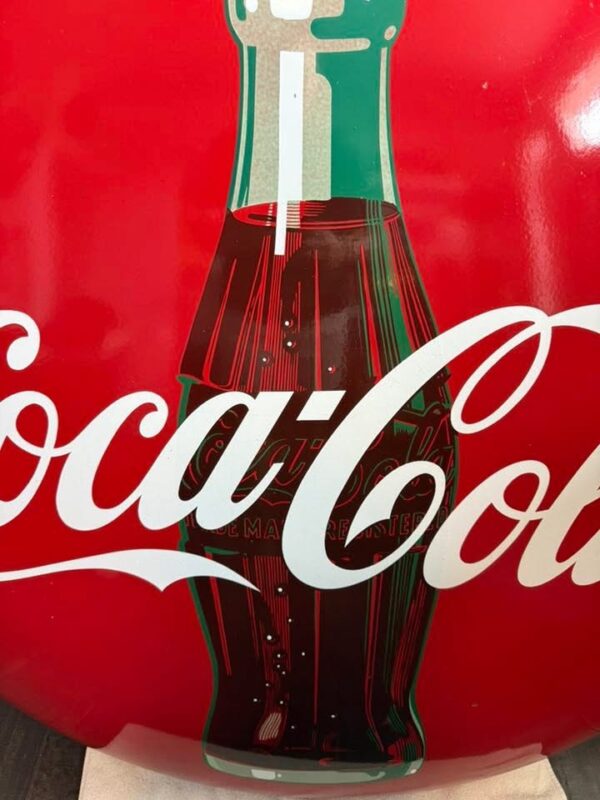 Coca-Cola Button Sign