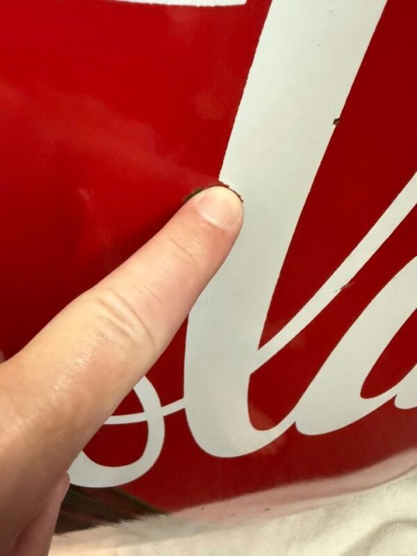 Coca-Cola Button Sign