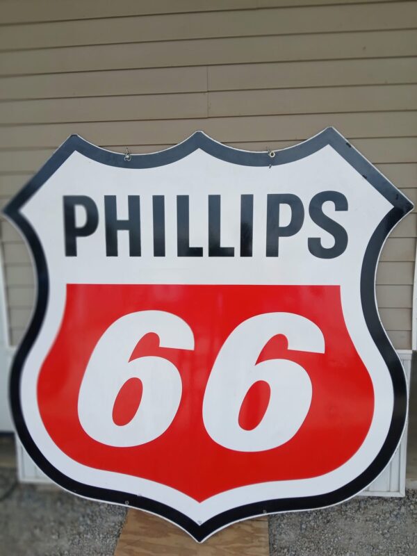 Phillips 66 porcelain sign