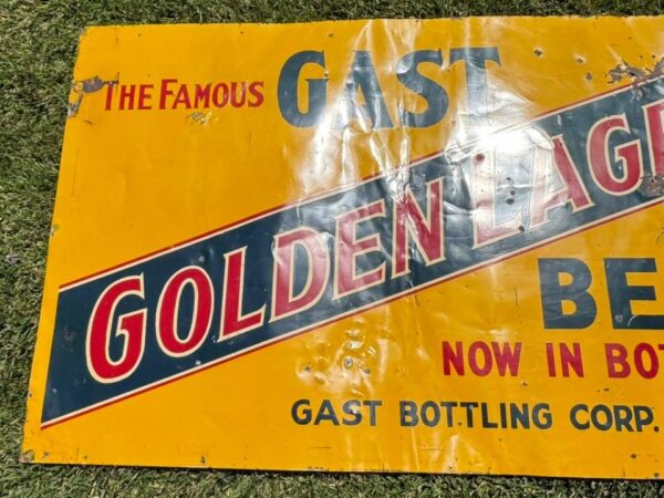 The Famous Gast Golden Lager Beer