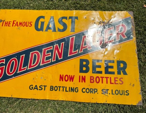 The Famous Gast Golden Lager Beer