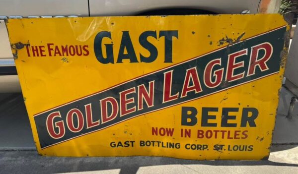The Famous Gast Golden Lager Beer