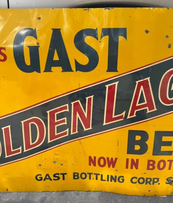 The Famous Gast Golden Lager Beer