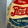 Pepsi Cola Double dot Die Cut soda Sign