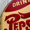 Pepsi Cola Double dot Die Cut soda Sign
