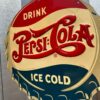 Pepsi Cola Double dot Die Cut soda Sign