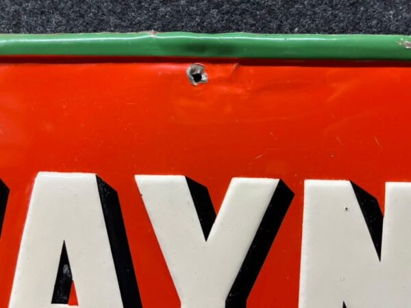 vintage Wayne Feeds Sign