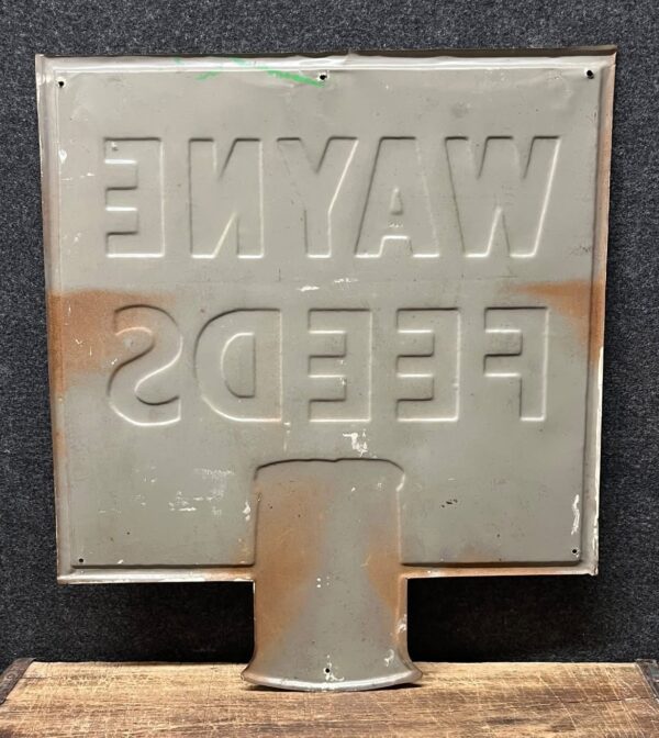 vintage Wayne Feeds Sign