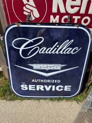CADILLAC AUTHORIZED SERVICE SIGN