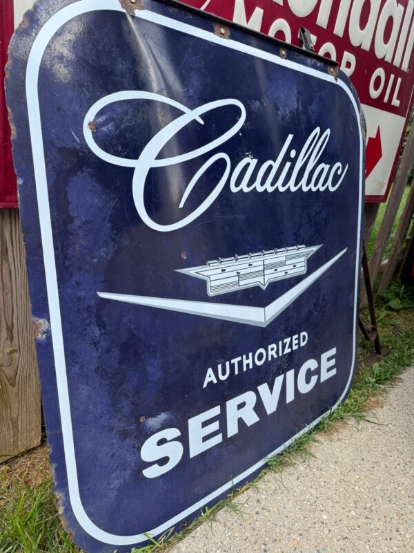 CADILLAC AUTHORIZED SERVICE SIGN