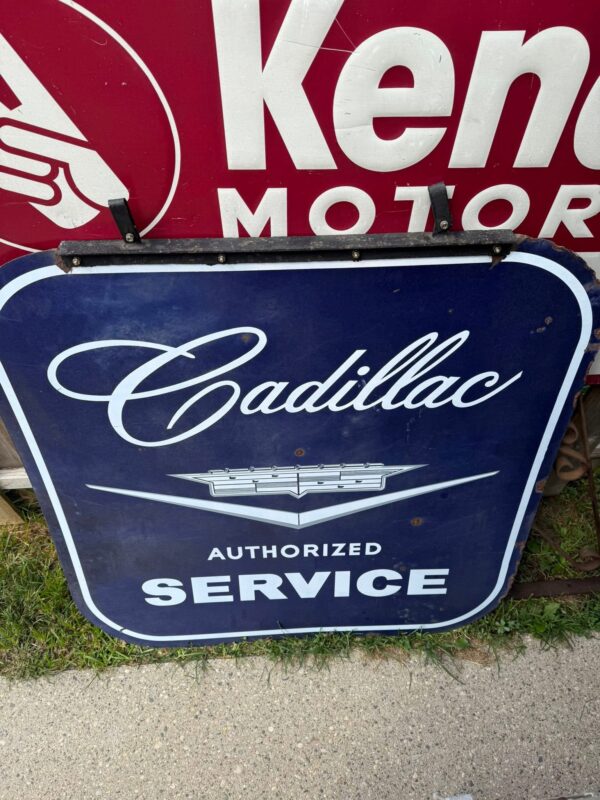 CADILLAC AUTHORIZED SERVICE SIGN