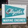 Chrysler marine Sign