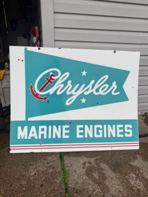 Chrysler marine Sign