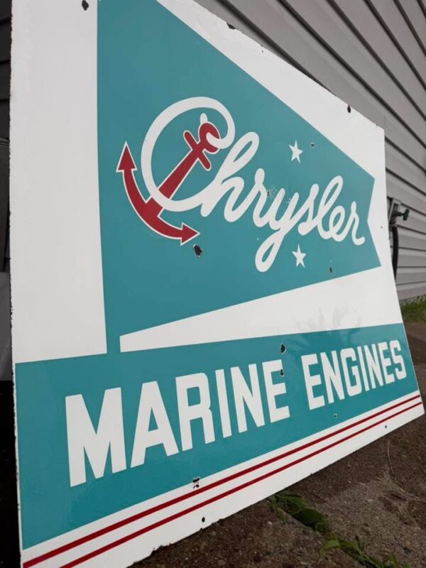 Chrysler marine Sign
