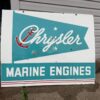 Chrysler marine Sign