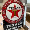 Texaco black T die cut