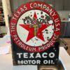 Texaco black T die cut
