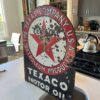 Texaco black T die cut